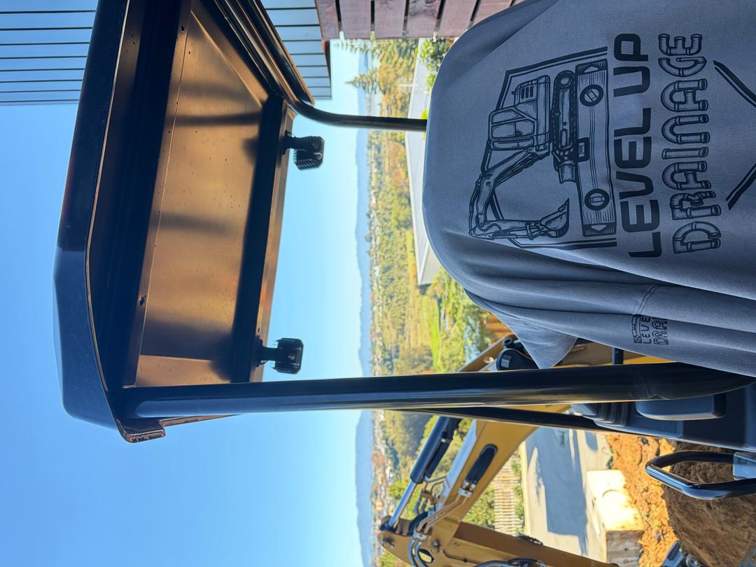 Construction site with heavy equipment